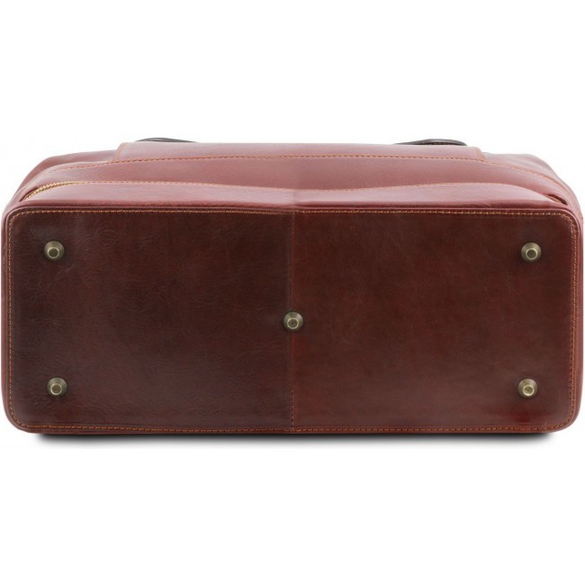 Кожаная сумка доктора Tuscany Leather Giotto TL141297 Темно-коричневый - фото №4