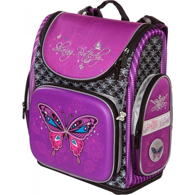 Школьный ранец для девочки Hummingbird NK Бабочка - фото №1