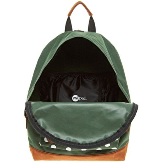 Рюкзак Mi-Pac Backpack Зеленый в точку - фото №2