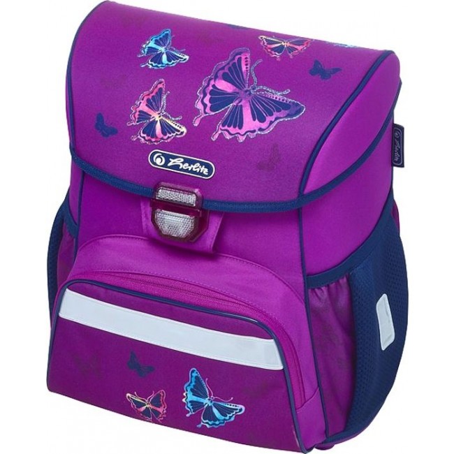 Школьный рюкзак Herlitz Loop Бабочки (фиолетовый) - фото №2