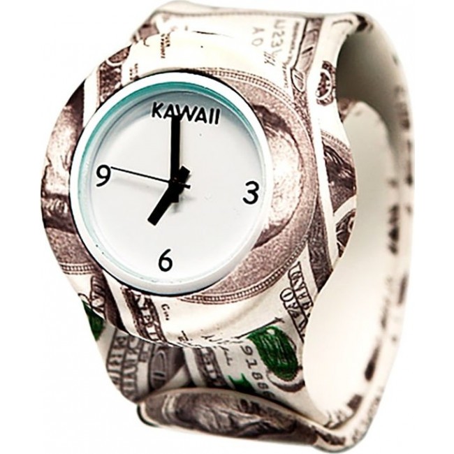часы Kawaii Factory Слэп-часы "Бенджамин" Белые - фото №1