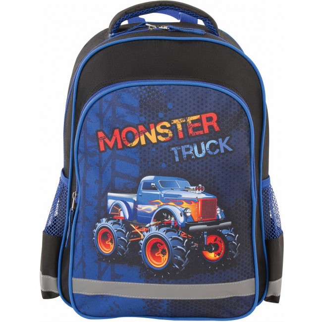 Рюкзак Пифагор School Monster truck Черный - фото №1