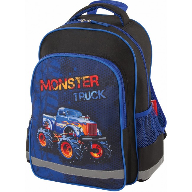 Рюкзак Пифагор School Monster truck Черный - фото №3