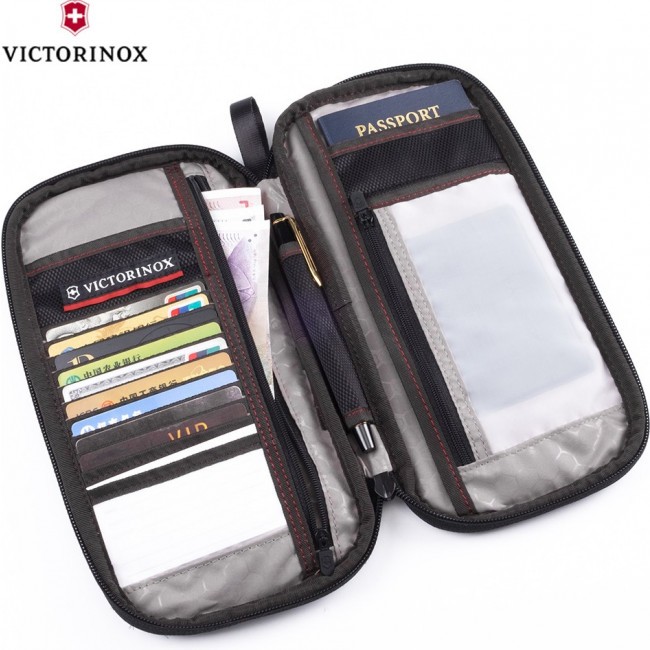 Victorinox Travel Organizer с защитой от сканирования RFID Черный