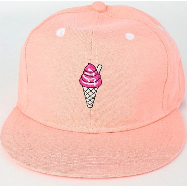 Бейсболка Kawaii Factory Кепка "Мороженое" Розовый - фото №2