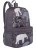 Рюкзак Grizzly RL-855-4 Серый со слонами - фото №2