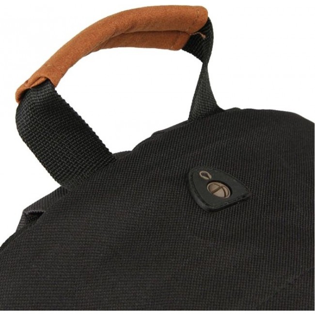 Рюкзак Mi-Pac Backpack Черный с принтом - фото №3