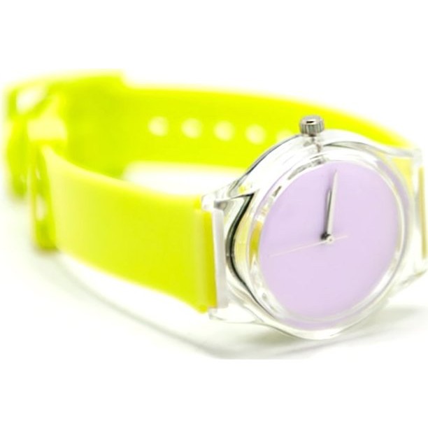 часы Kawaii Factory Часы Tempo "Lilac" Салатовые - фото №2