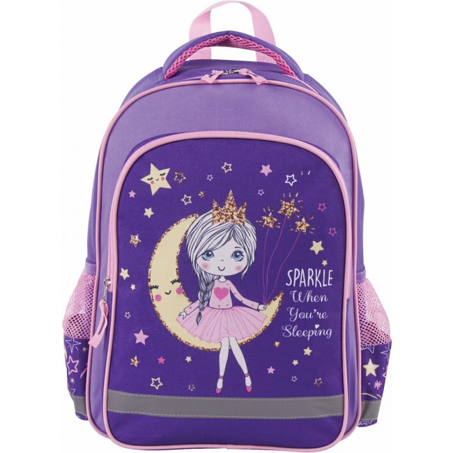 Рюкзак Пифагор School Moon princess Фиолетовый - фото №1