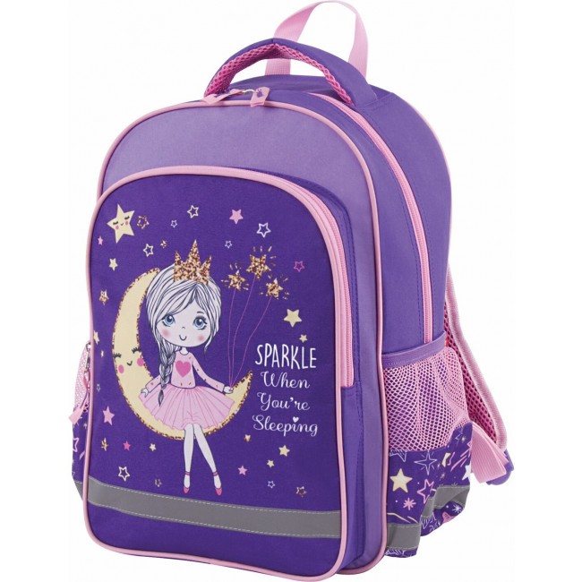 Рюкзак Пифагор School Moon princess Фиолетовый - фото №3