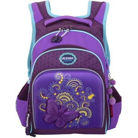 Рюкзак Across 20-CH550-6 Фиолетовый Бабочка - фото №1