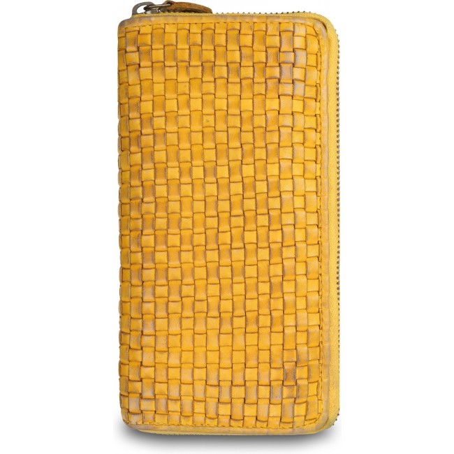 Женский кошелек Ashwood Leather D-81 Yellow - фото №2