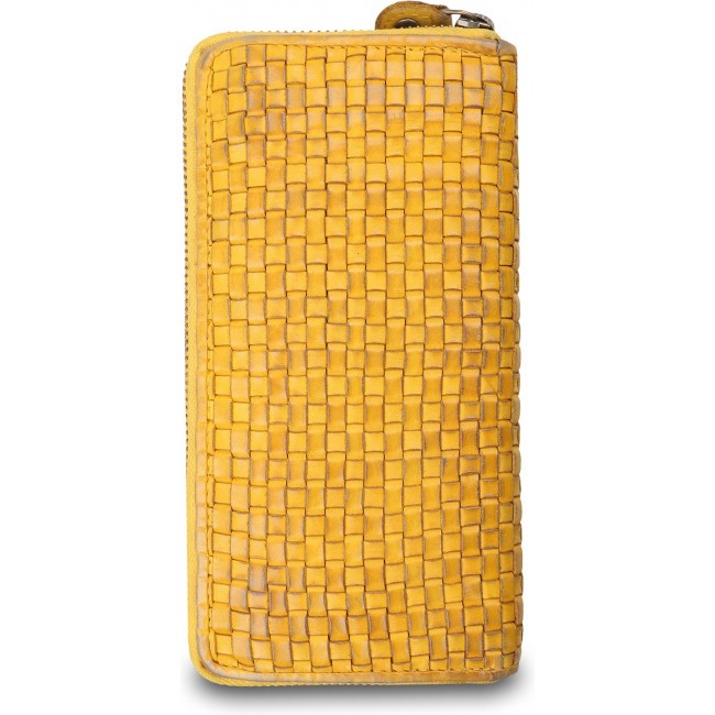 Женский кошелек Ashwood Leather D-81 Yellow - фото №3
