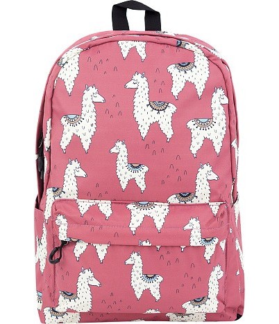 Рюкзак Kawaii Factory Lama time розовый- фото №1