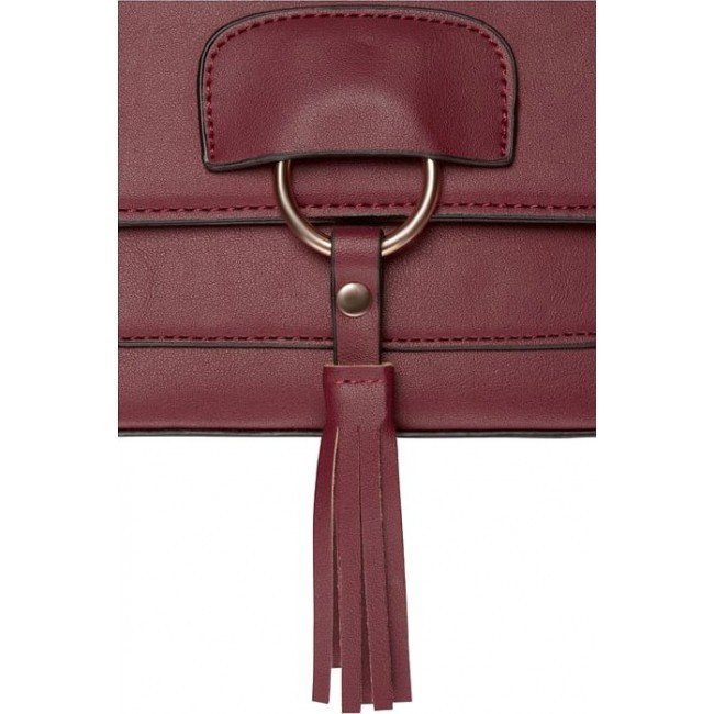 Женская сумка Trendy Bags LISSA Бордовый - фото №5