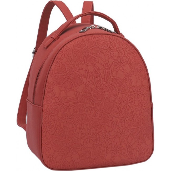 Рюкзак OrsOro DS-0126 красно-коричневые кружева - фото №2