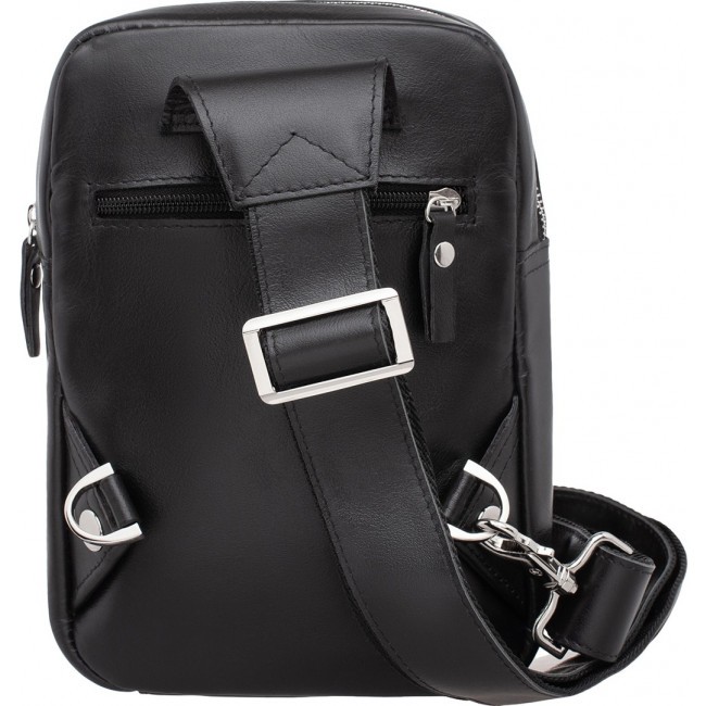 Однолямочный рюкзак Lakestone Risdale Черный Black - фото №3