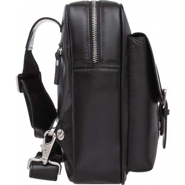 Однолямочный рюкзак Lakestone Risdale Черный Black - фото №4