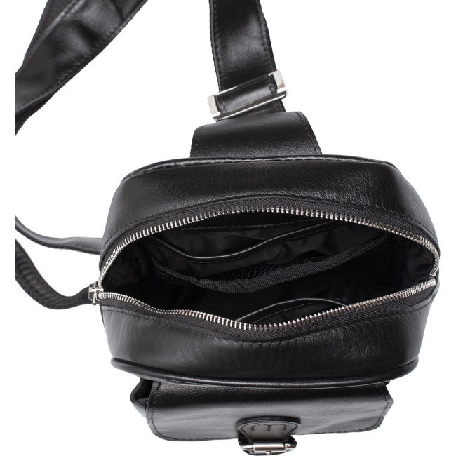 Однолямочный рюкзак Lakestone Risdale Черный Black - фото №5