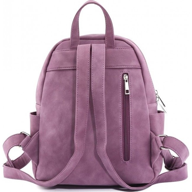 Кожаный рюкзак OrsOro DS-9017 Фиолетовый - фото №3