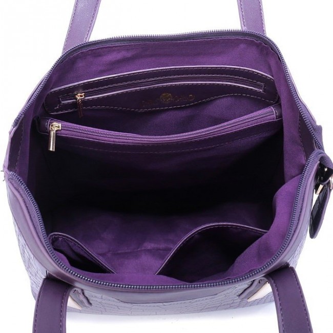 Женская сумка OrsOro D-165 Фиолетовый - фото №4
