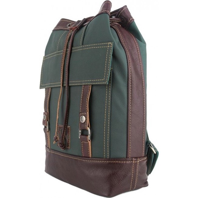 Рюкзак Sofitone RM 001 C7-C4 Зеленый-Коричнево-вишневый - фото №2