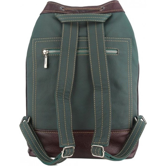 Рюкзак Sofitone RM 001 C7-C4 Зеленый-Коричнево-вишневый - фото №4