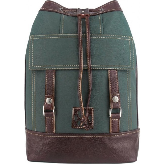 Рюкзак Sofitone RM 001 C7-C4 Зеленый-Коричнево-вишневый - фото №1