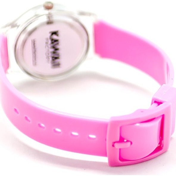 часы Kawaii Factory Часы Tempo "Геометрия" Розовые - фото №3