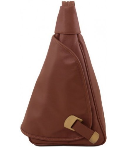 Рюкзак из мягкой кожи Tuscany Leather Hanoi TL140966 Cinnamon- фото №1
