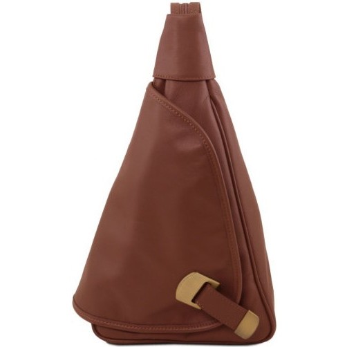 Рюкзак из мягкой кожи Tuscany Leather Hanoi TL140966 Cinnamon - фото №1