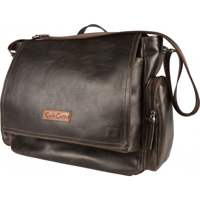 Мужская сумка Carlo Gattini Toara 5058-04 Темно-коричневый - фото №1