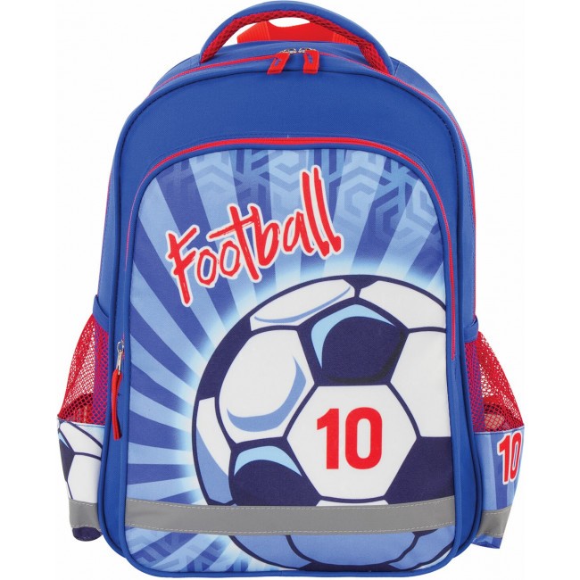 Рюкзак Пифагор School Soccer ball Синий - фото №1
