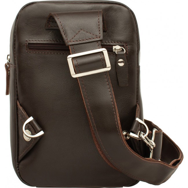 Однолямочный рюкзак Lakestone Risdale Коричневый Brown - фото №3