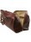 Дорожная кожаная сумка Tuscany Leather Lisbona даффл маленький размер TL141658 Коричневый - фото №6