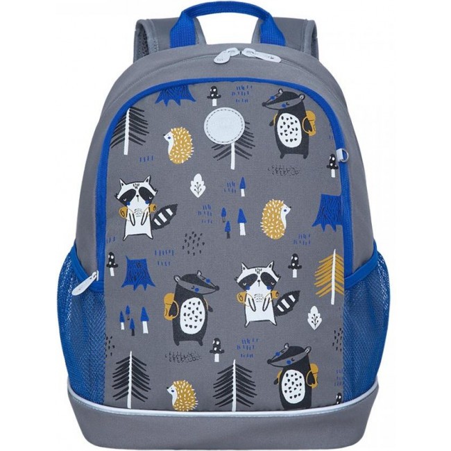 Школьный рюкзак Grizzly RG-163-8 серый - фото №2