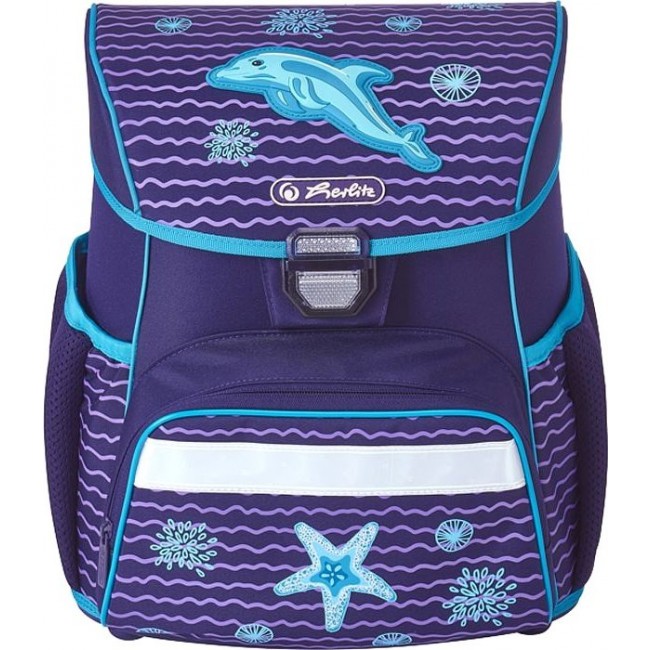 Школьный рюкзак Herlitz Loop Дельфин (синий) - фото №1