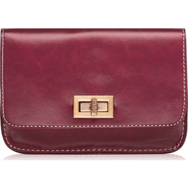 Женская сумка Trendy Bags LOCKY Бордовый - фото №1