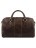 Дорожная кожаная сумка Tuscany Leather Lisbona даффл маленький размер TL141658 Темно-коричневый - фото №3