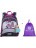 Рюкзак Across ACR18-178 Серо-фиолетовый с бабочкой - фото №2