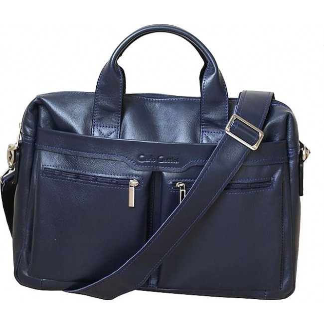 Мужская сумка Carlo Gattini 1007 Синий классический - фото №1