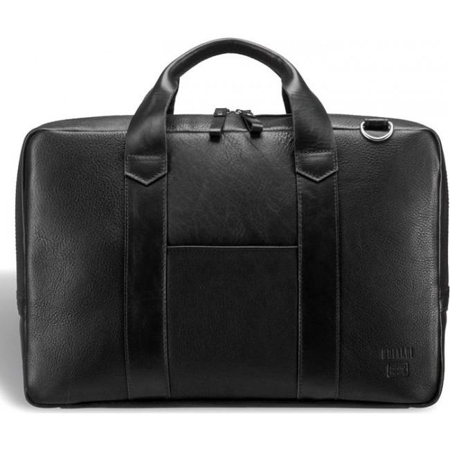 Деловая сумка из кожи Brialdi Grand Atengo Черный - фото №2