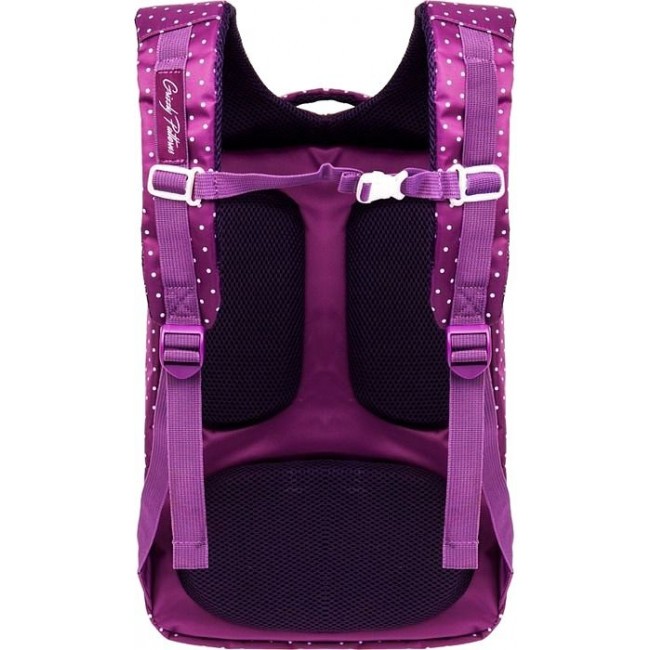Рюкзак в горошек для девушки Grizzly RD-649-1 Фиолетовый - фото №3