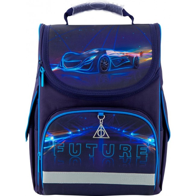 Рюкзак Kite Education K20-501S Futuristic Темно-синий - фото №1