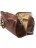 Дорожная кожаная сумка Tuscany Leather Lisbona даффл маленький размер TL141658 Черный - фото №5