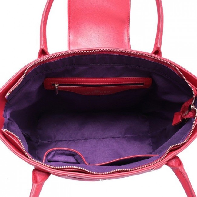Женская сумка OrsOro D-166 Красный - фото №4
