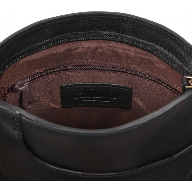 Сумка Ashwood Leather M-68 Black Черный - фото №5