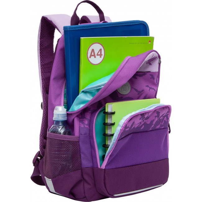 Рюкзак школьный Grizzly RG-264-21 фиолетовый - фото №6