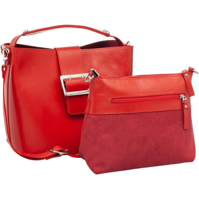 Женская сумка Lakestone Apsley Красный Red - фото №7
