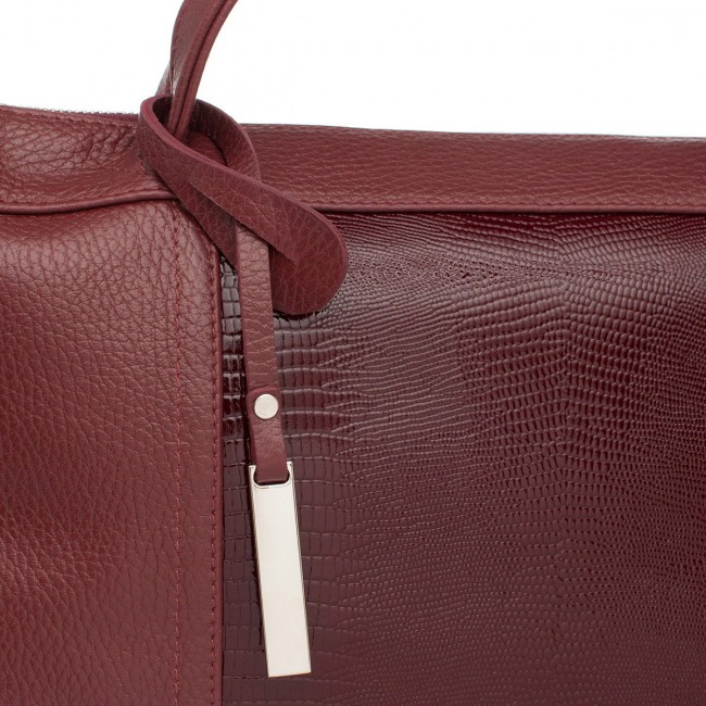 Женская сумка Lakestone Justice Бордовый Burgundy - фото №2